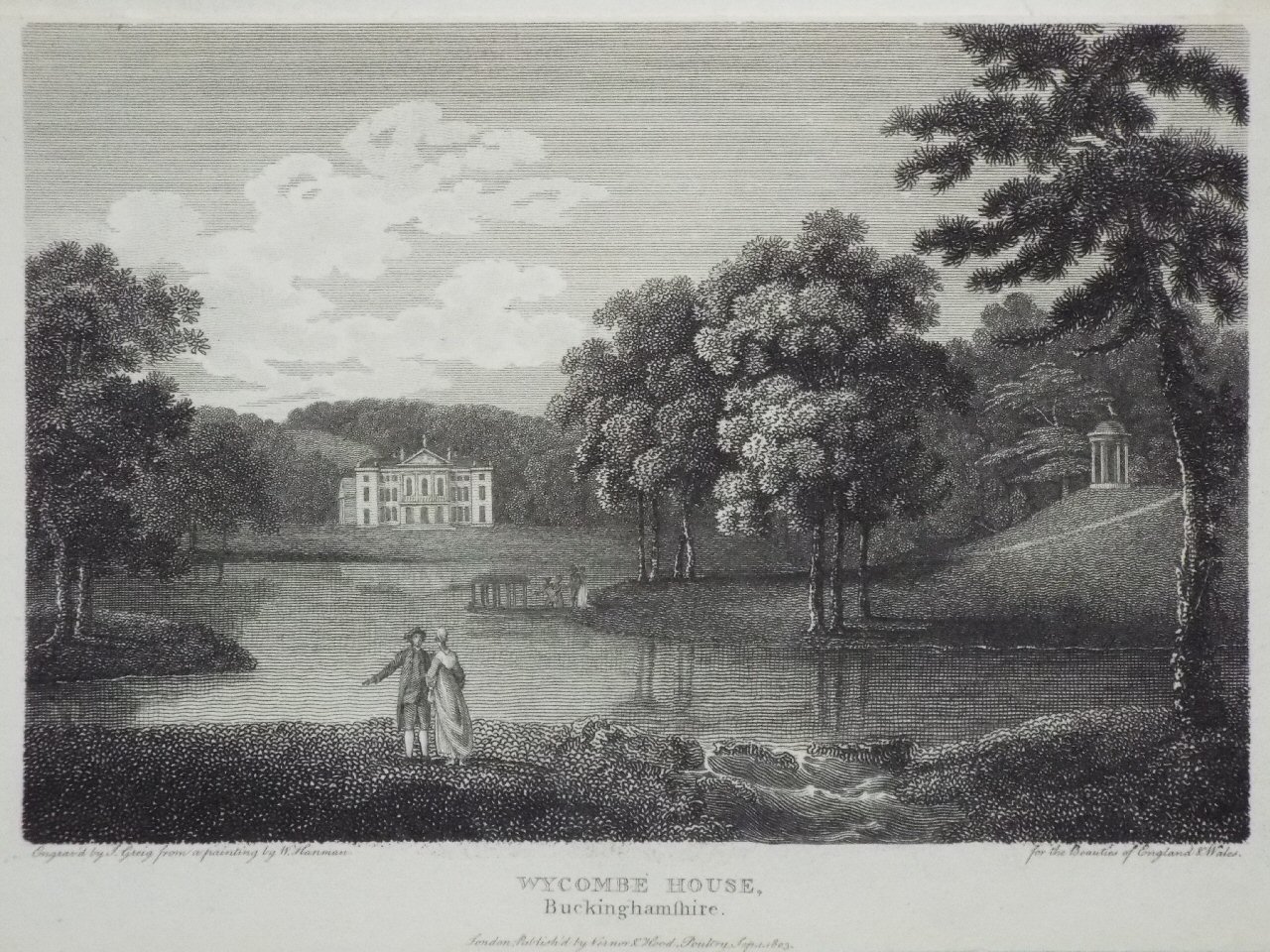 Print - Wycombe House, Buckinghamshire. - Greig